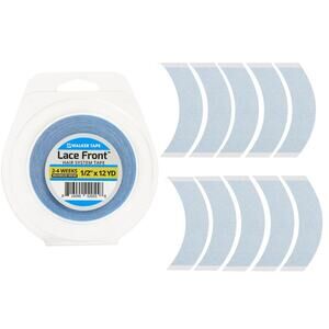 Walker Tape Lace Front Wig Blue Support Tape 1/2" x 12yd Double Sided Tape Roll